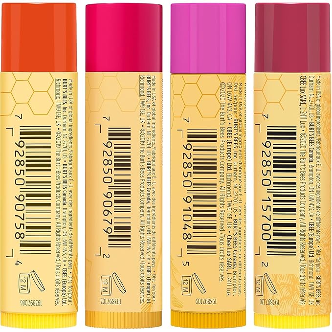 Burt's Bees Holiday Gift, 4 Lip Watermelon