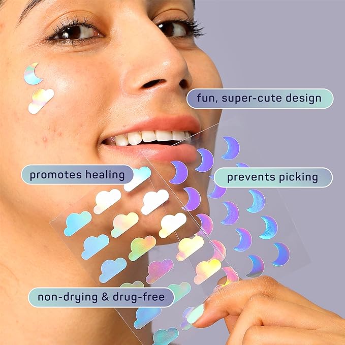 SpaLife Beauty Dream Skin Pimple Patches – Hydrocolloid Formula for Acne, Spots, Redness, and Oiliness – 90 Moons & 108 Clouds – Acne Patches – Spot Treatment – Hydrocolloid Patches – Zit Patches