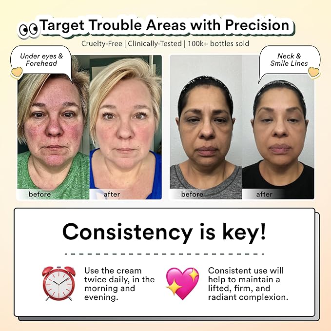 nuorganic 24k Instant Face Lift Cream - Advanced Anti-Aging Moisturizer with Plant Stem Cells for Youthful Glow - Cruelty-Free Wrinkle Cream for All Skin - Vegan Beauty Skincare, 50ml 3-Month Supply