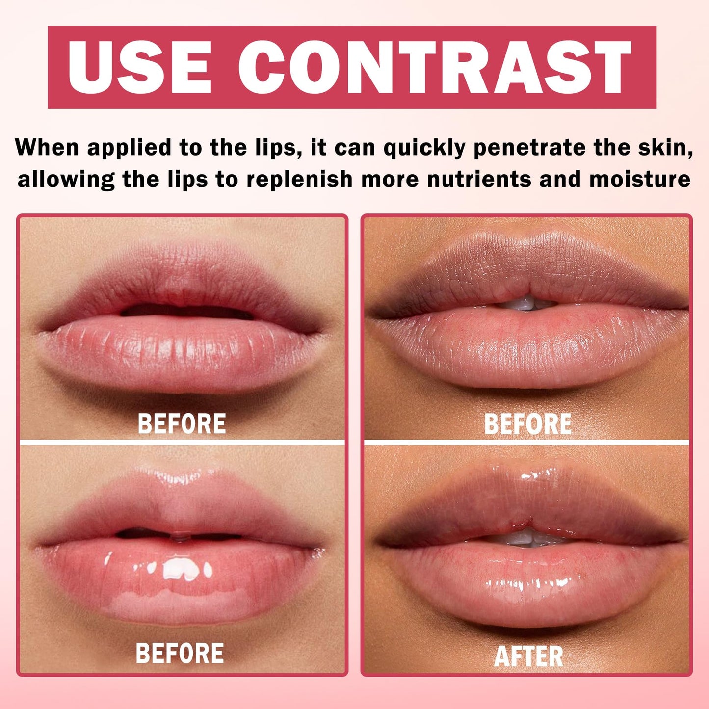 AOAZXBB 4 PCS Bee Lip Balm Honey Pot Honey Lip Balm,Honey Strawberry Watermelon Apple Lip Mask,Sleeping Lip Mask Reduces Lip Lines,Hydrating Exfoliating Lip Balm