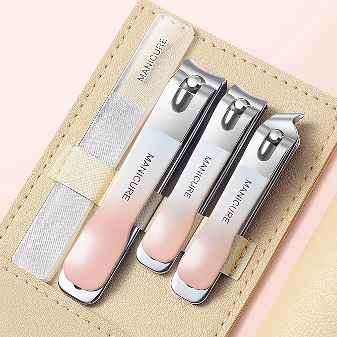 4 Pcs Manicure Set Stainless