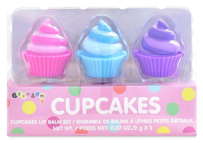 iscream 3-piece Cupcake Swirl Shaped and Balm