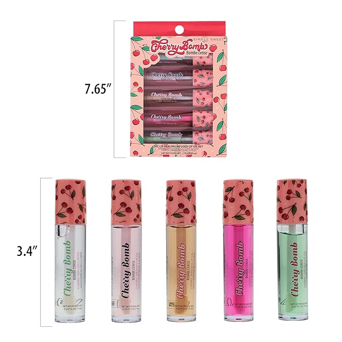 Expressions 5pc Lip Oil Set -