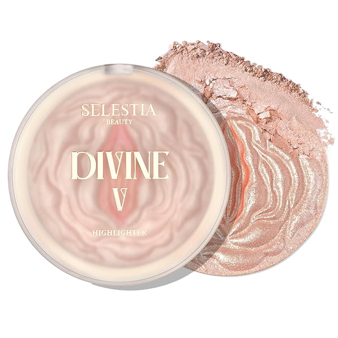 Highlighter Makeup Powder Divine V - Highlighter Powder Powder Highlighter, 0.53 Oz