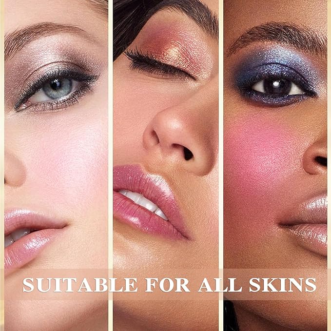 Cream Blush Stick with Brush,Waterproof Multi Cream Blush Skin G2