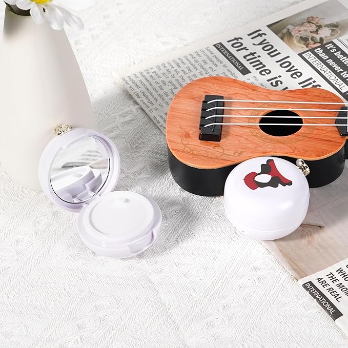 2 Pack Lip Balm Containers,Plastic Portable