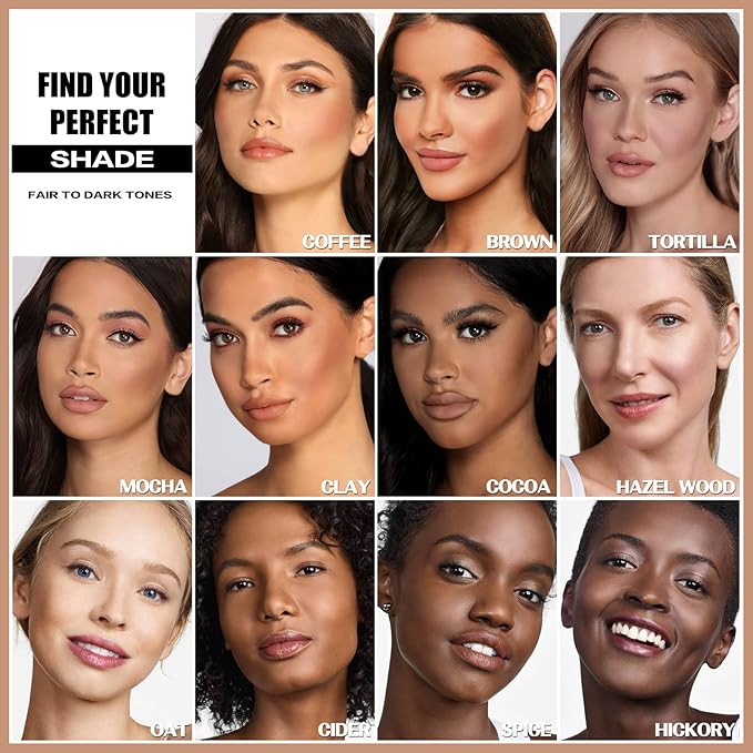 FOCALLURE Cream Contour Stick, Matte Bronzer Stick, Professional