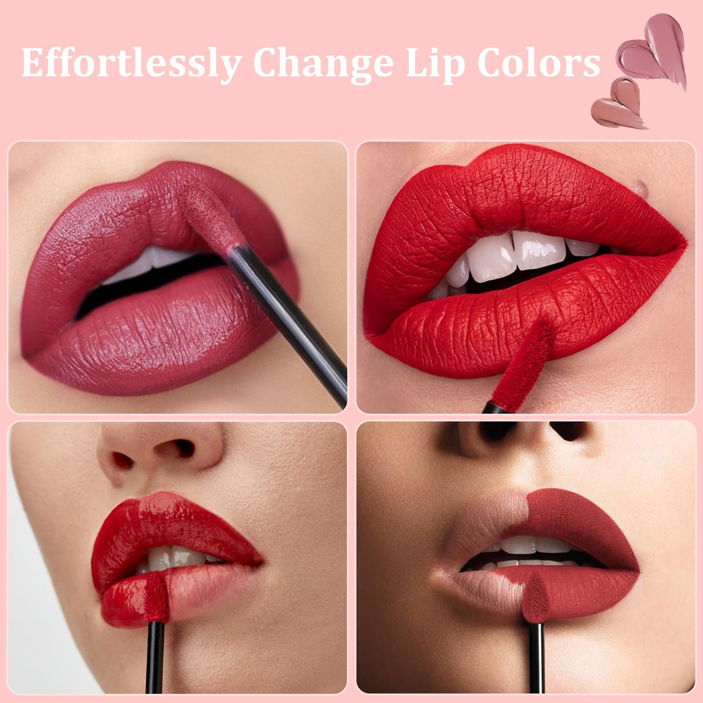 COCIDE 700Pcs Disposable Lip Brush– Lip Applicators Makeup Applicators Lipstick Brush Makeup Brushes & Tools Lip Wands Makeup Artist Kit Essentials Beauty Tools