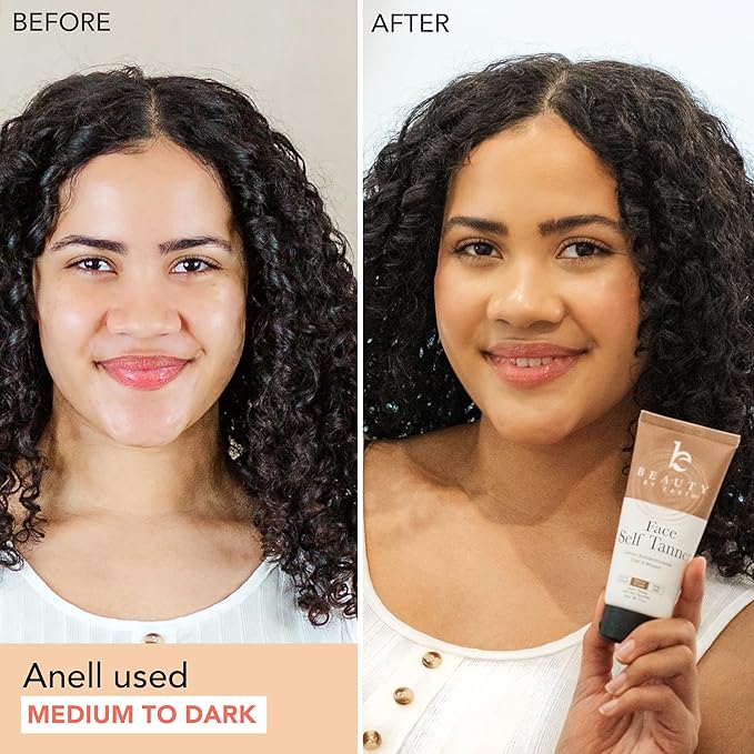 Face Self Tanner Tanning Lotion - Medium to Dark Self Tanning Lotion Fake Tan, Tanning Lotion Self Tanner Face Tanner, Sunless Tanner for Face, Buildable Natural Glow, Self Tan Sunless Tanning Lotion