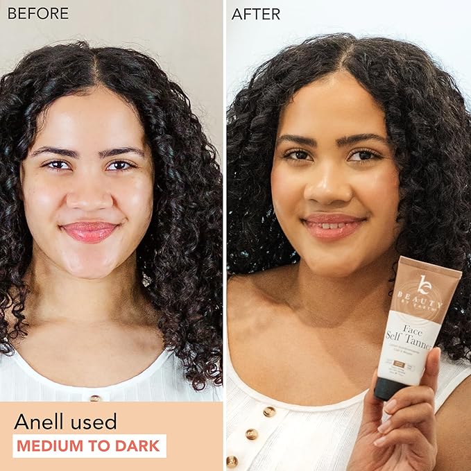 Face Tanner - USA Made with Natural & Organic Ingredients, Face Self Tanning Lotion, Non Toxic Self Tanner for Face, Gradual Tanning Lotion, Sunless Tanning Lotion for Fake Tan for Women & Men