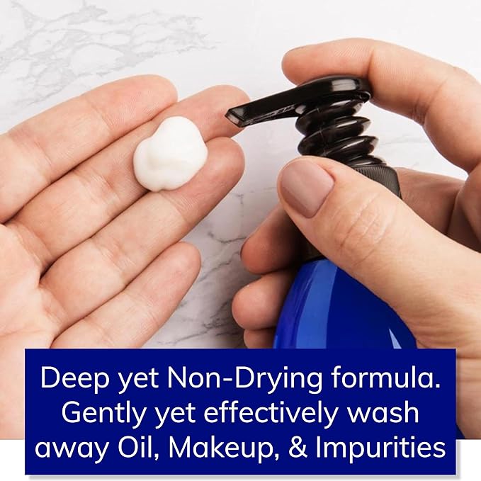 Natural Hydrating Foaming Facial Cleanser | NonDrying Cream-to-Foam Face Wash | High-Performing yet Gentle | Softer, Smoother Glowing Skin | Fragrance-Free for Sensitive Skin