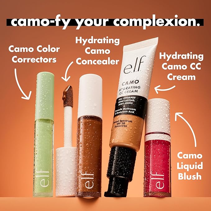 e.l.f. Hydrating Camo CC Cream, SPF 30, Color 210 N