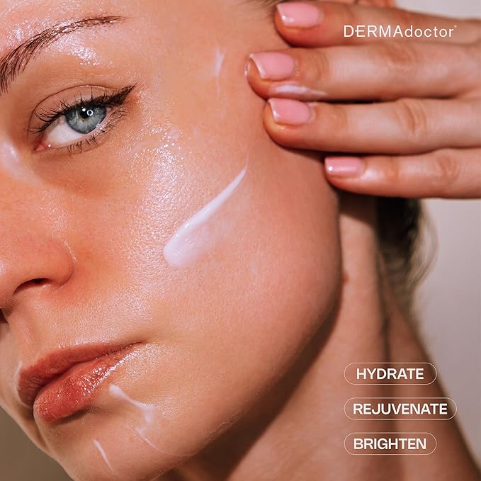 DERMAdoctor Vitamin C Face Cream for Aging Skin | Facial Moisturizer Wrinkle Cream with Vitamin C for Face - Targets Fine Lines, Wrinkles, Dullness, Aging, and Dehydrated Skin Daily moisturizer -1 oz