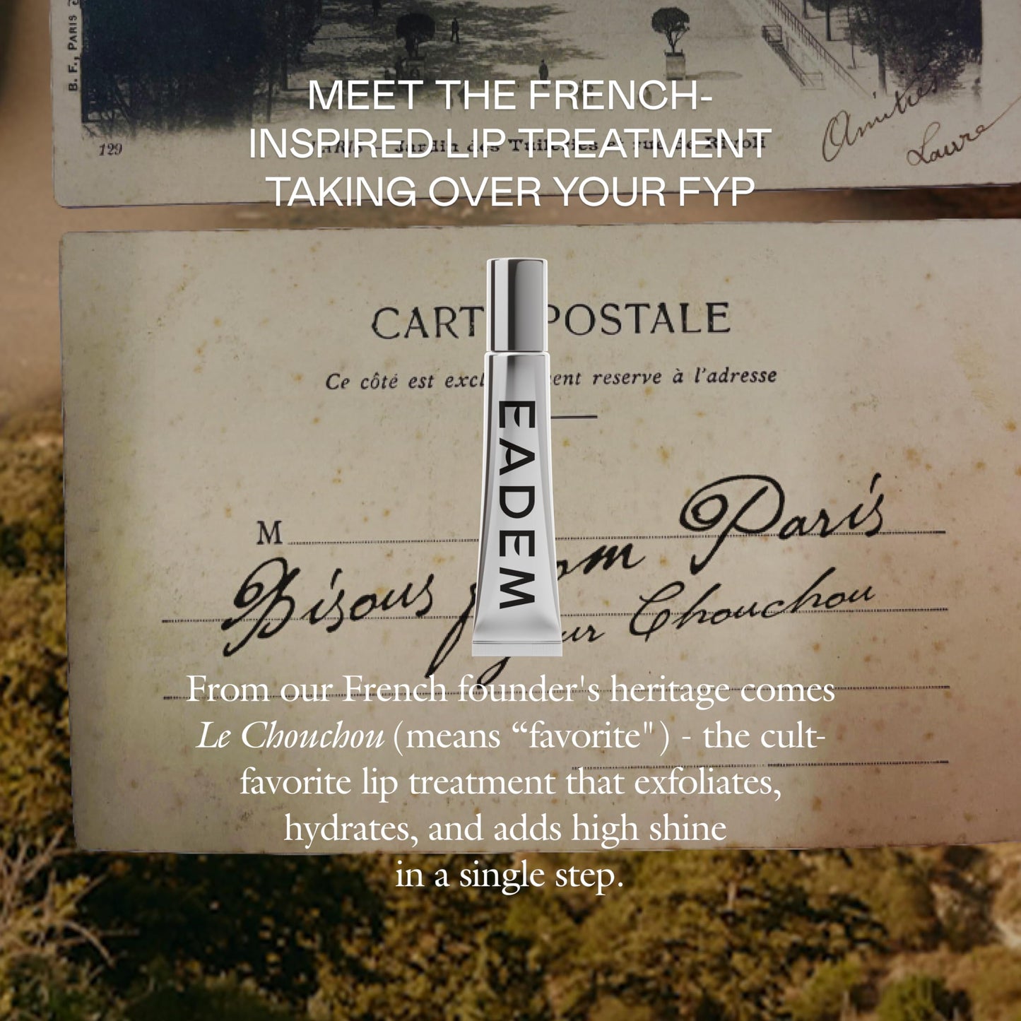 EADEM Le Chouchou Lip Softening Balm, Lip Gloss for Women, Lip Plumper & Lip Mask, Overnight Hydrating & Moisturizing Luxury Lip Balm, 0.5 oz, Fig Sauce