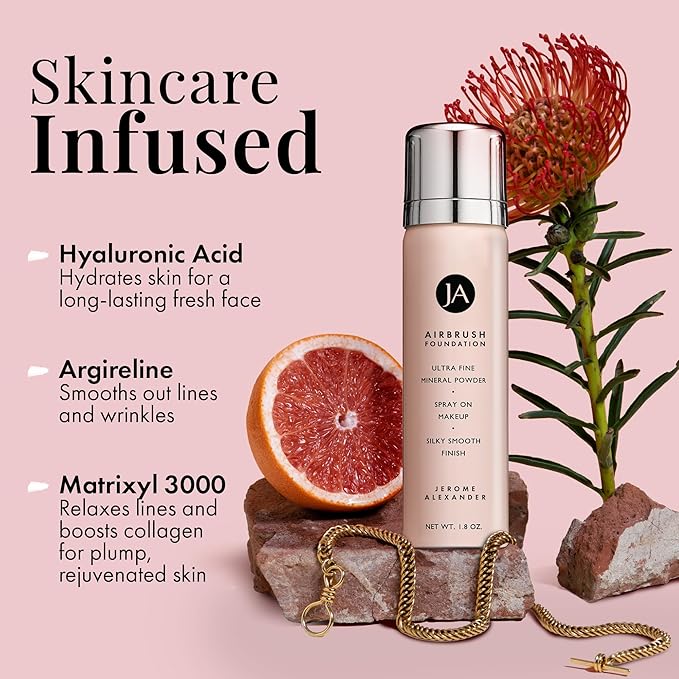 MagicMinerals AirBrush Foundation by Jerome Alexander – 2pc - Dark