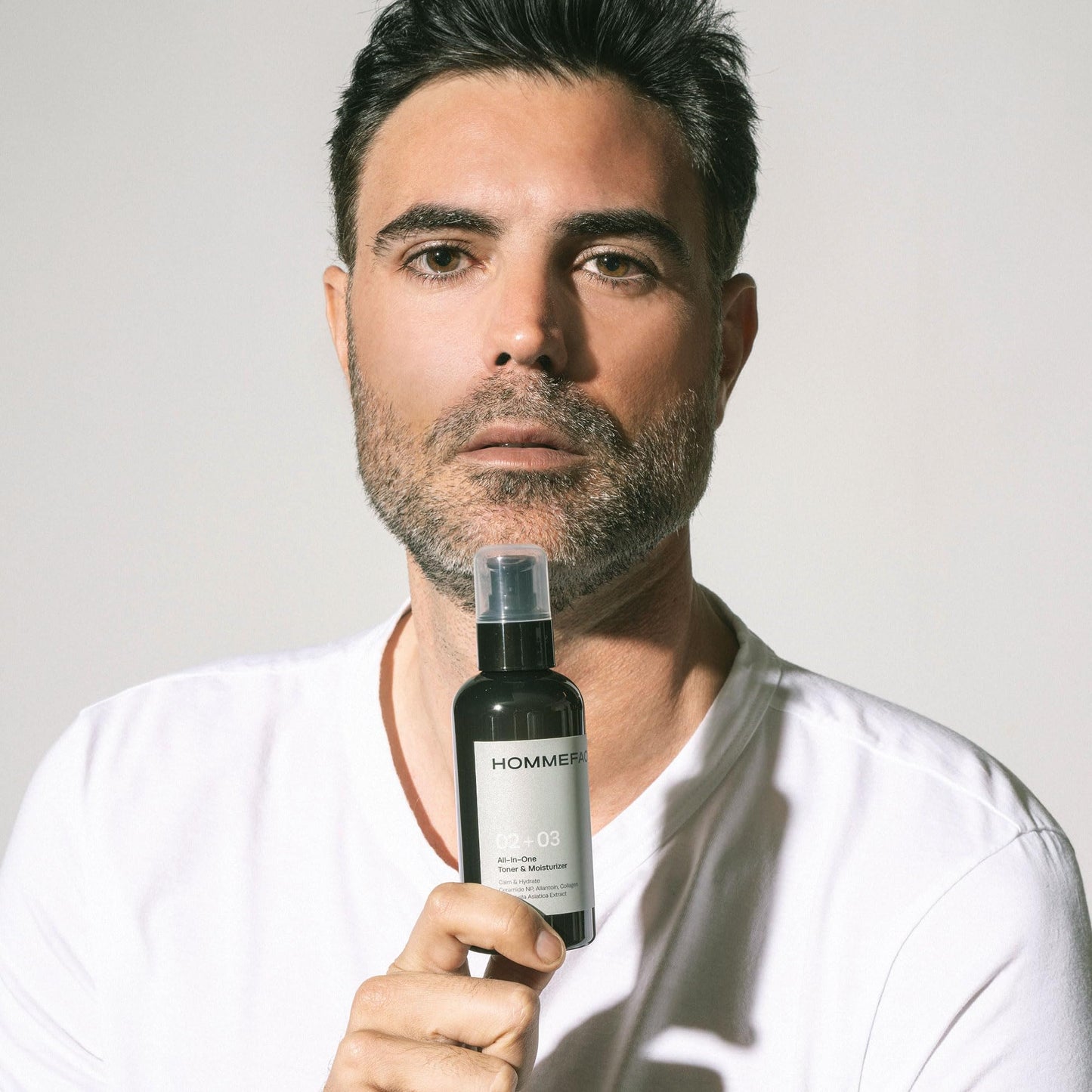 HOMMEFACE Men’s All-in-One Face Toner & Moisturizer, 5.07 fl oz - Lightweight, Alcohol-Free, After Shaving - Korean Skincare Technology with Collagen, Ceramide & Witch Hazel