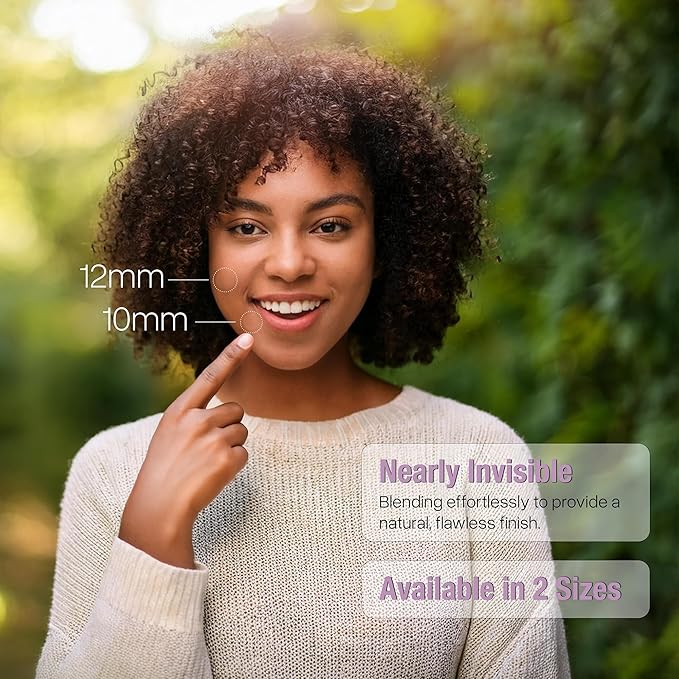 Hydrocolloid Acne Pimple Patches for Covering Zits and Blemishes, Spot Stickers for Face and Skin (72 Count)