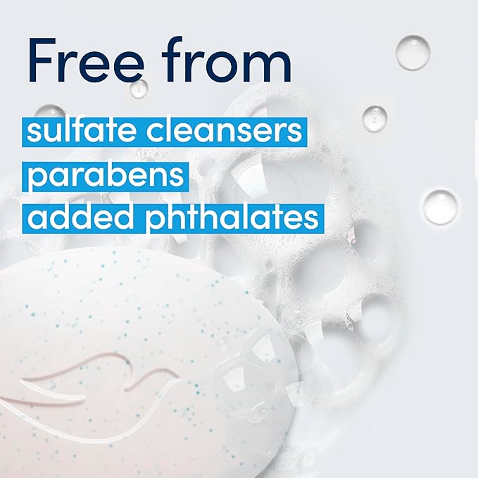 Dove Beauty Bar Gentle Exfoliating With Mild Cleanser 6 Bars More Moisturizing Than Bar Soap For Softer And Smoother Skin 3.75 oz