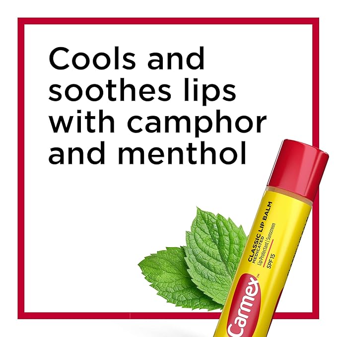 Carmex Medicated Lip Balm Sticks, Lip 0.35oz