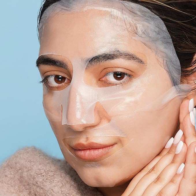 Clinical Resolution CRL Peptide Aqua Gel Mask 5 Pack, Instant Hydration, Soothing, Cooling, Healing, Post-Treatment, Post Microneedling, Reduce Redness and Stinging Feeling