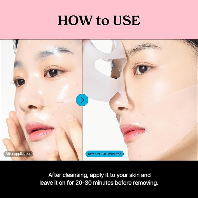 Cherry Collagen Firming Capsule Ampoule Gel Mask (4EA) | Real Hydrogel Korean Face Masks with Peptide | Anti-Aging, Fine Lines & Pore Minimizer | Boosts Elasticity & Enhances Glow Skin