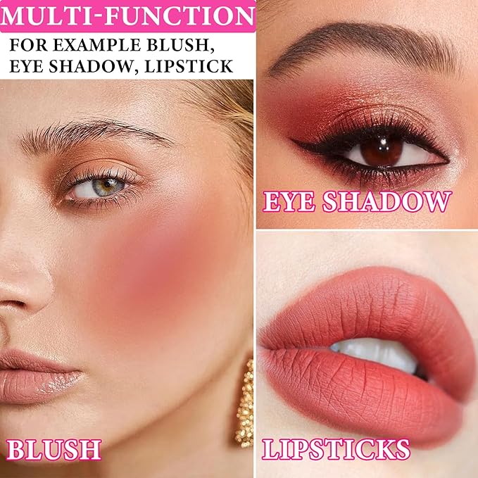 Cream Blush Stick,Blush Stick Long Lasting Non-greasy Multi Makeup Pen(05#)