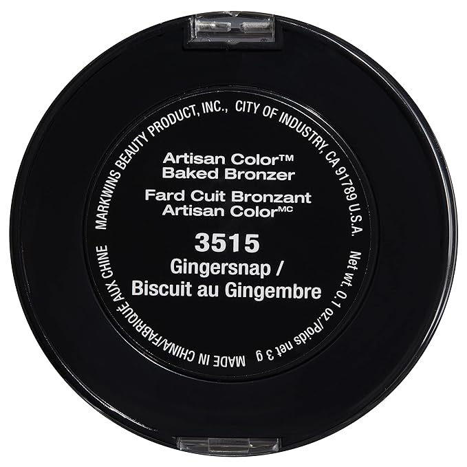 Black Radiance Artisan Color Baked Bronzer, Gingersnap, 0.1