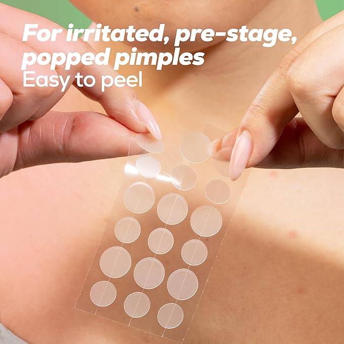HANHOO Soothing Blemish Patch with Aloe, Madecassic Acid, and Tea Tree Extract | Hydrocolloid Spot Treatment | Calms Pre-stage, Irritated, and Popped Blemishes 108 count