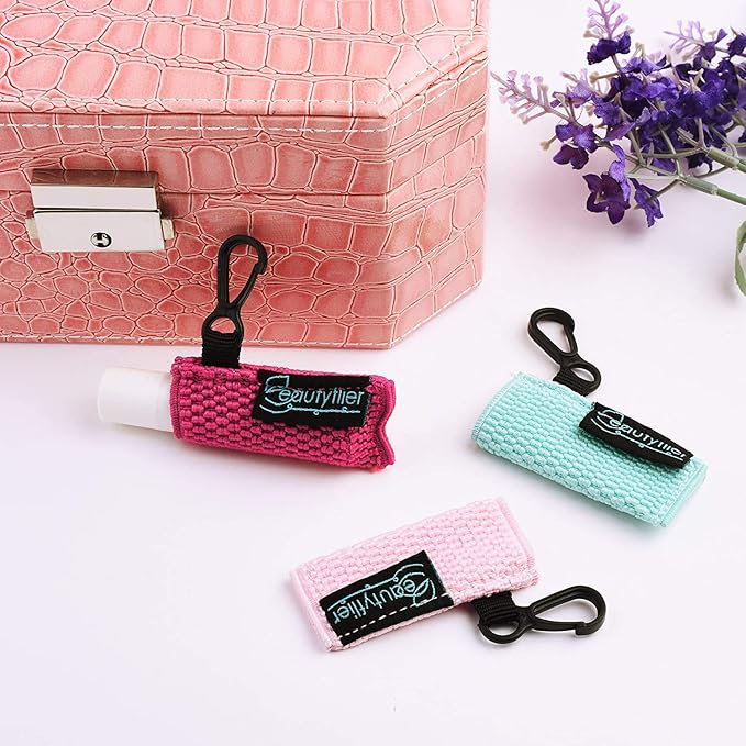 Beautyflier Cute Elastic Lip Balm Holder