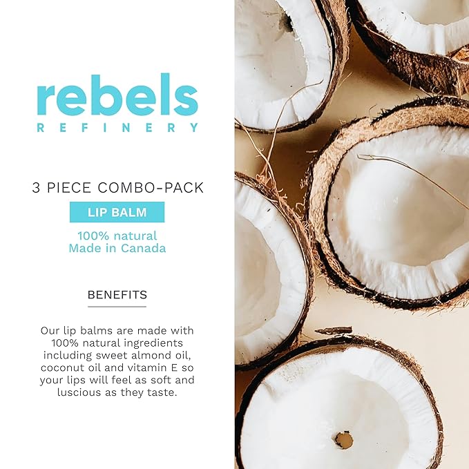 Rebels Refinery Mixed Lip Balm Trio