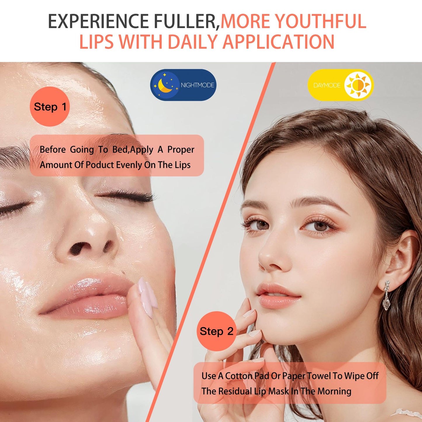 Ann Diary Sleeping Lip Mask: Nourish,Dry Lips,Hydration,Moisturizing for Cracked Lips,Visibly Plumps & Softens,Long-lasting Moisture to Soothe Dry Chapped Lips 10G|0.35 oz