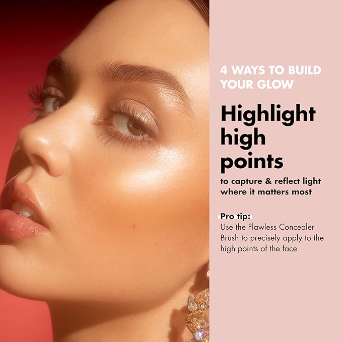 e.l.f. Halo Glow Liquid Filter, Complexion Booster For 3 Light/Medium