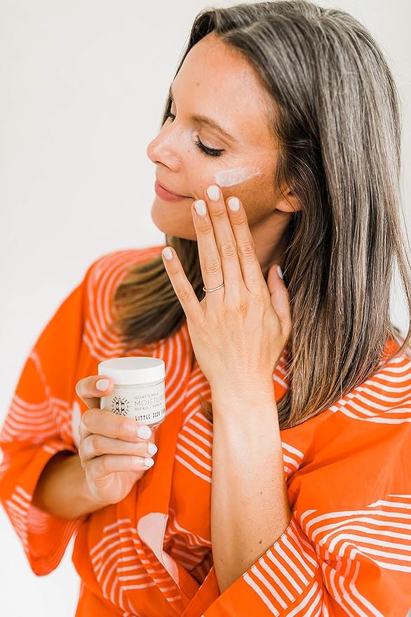 Little Seed Farm Goat's Milk Face Moisturizer - All Natural, Organic Moisturizer Face Cream - Travel Size