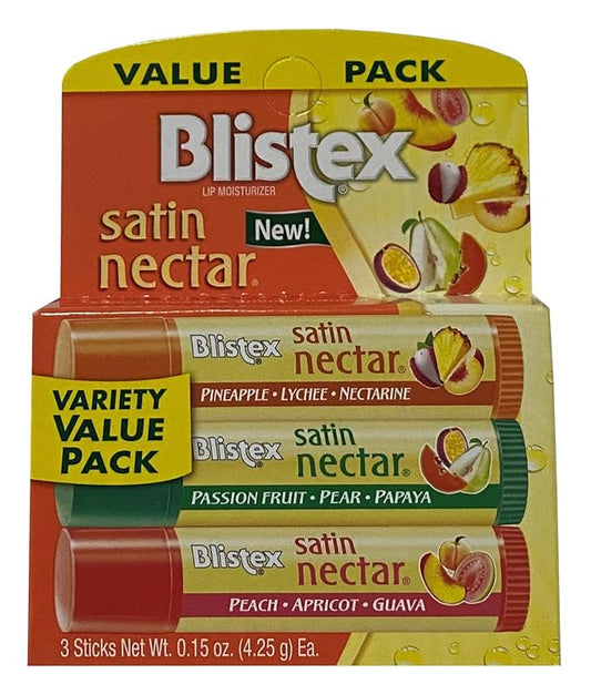 Blistex Satin Nectar Lip Moisturizer Variety Value