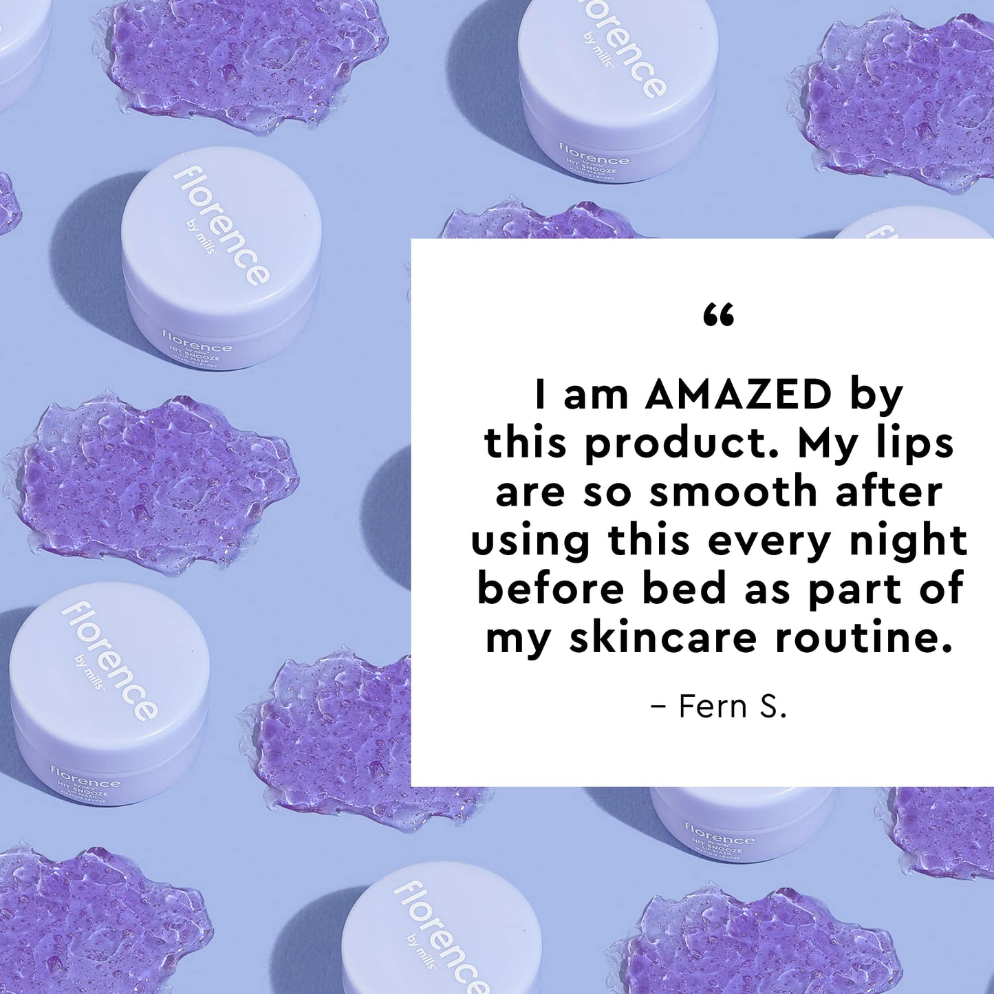 florence by mills Hit Snooze Lip Mask, 0.37 oz/ 10.5 g