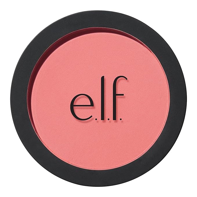 e.l.f. Primer-Infused Matte Blush, Long-Lasting, Lightweight & Buildable Always Crushing