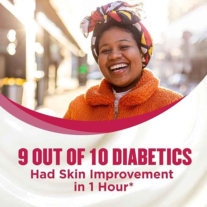 Gold Bond Diabetics' Dry Skin Relief Body Lotion With Vitamin E & Aloe To Soothe & Moisturize Dry, Flaky & Rough Skin, Value Size, 21 oz.