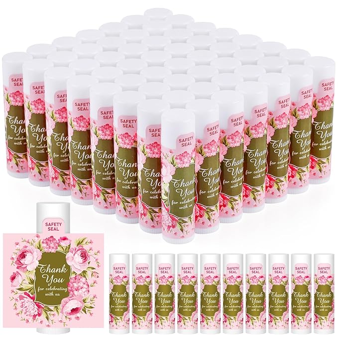 DMSKY Lip Balm Bulk 60 Pcs, Guests