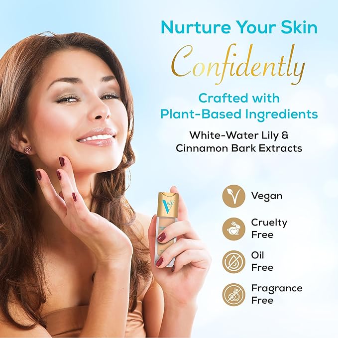 Veil Cosmetics Complexion Fix Liquid Foundation – Hydrating Tan Neural)