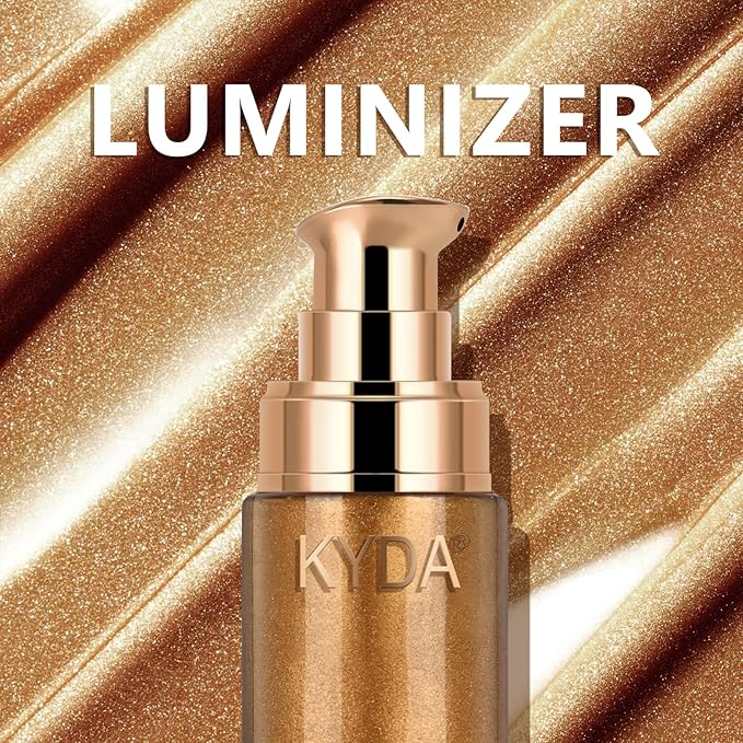 Body Shimmer Oil,Liquid Glow Illuminator Body Luminizer Glow Fl Oz#103