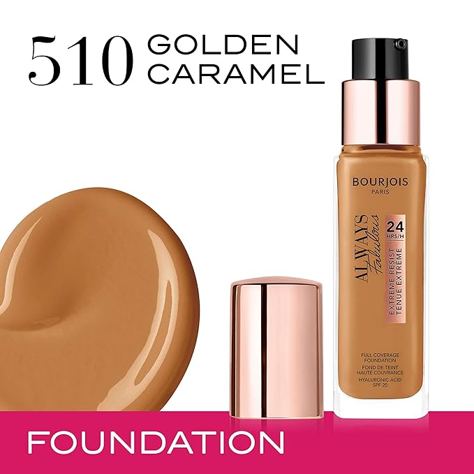 Bourjois Fond De Teint Always Fabulous 24H (510 Caramel Doré)