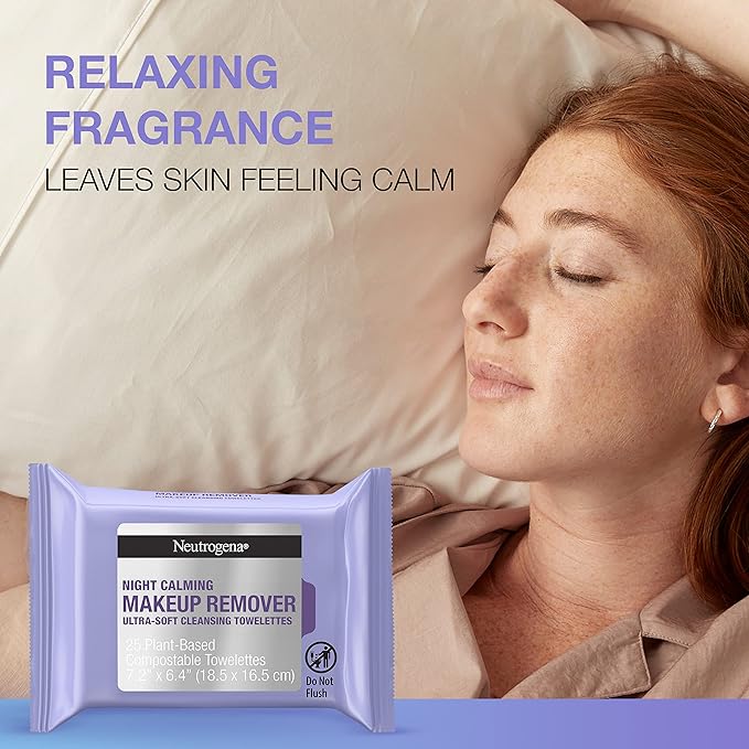 Neutrogena Day & Night Wipes, Makeup Remover Face
