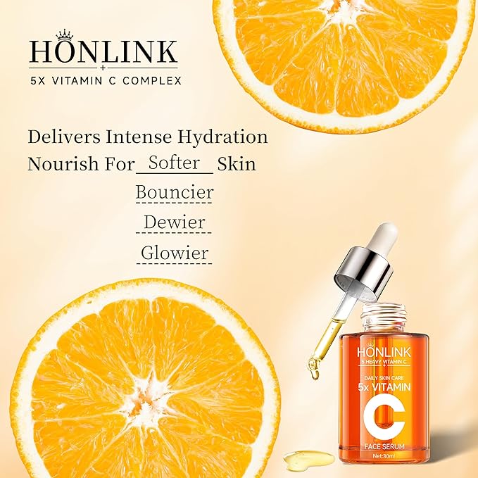 Vitamin C Gloss Serum korean - Stabilized Complex with Hyaluronic Acid & Centella Dull Facial Skin,Uneven Tone,Fine Lines,Pores, Dry Skin,TK Popular Skincare,Unique Gift for Women