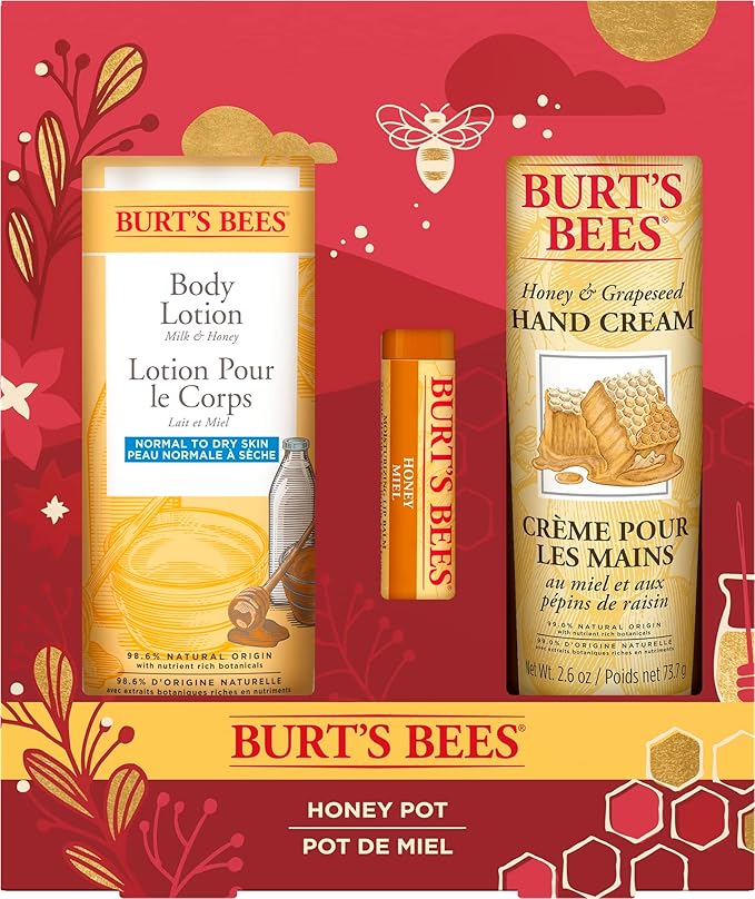 BURTS BEES Honey Pot Gift Set,