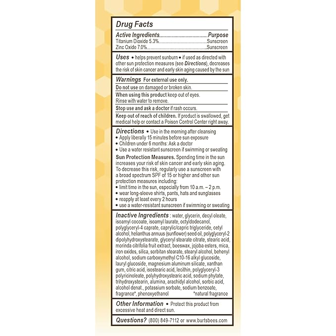 Burt's Bees BB Cream with SPF 15, Light, 1.7 Oz