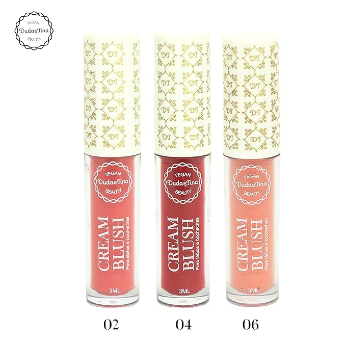 Duda e Tina 3 in 1 Cream Blush, - Coral) 3ml