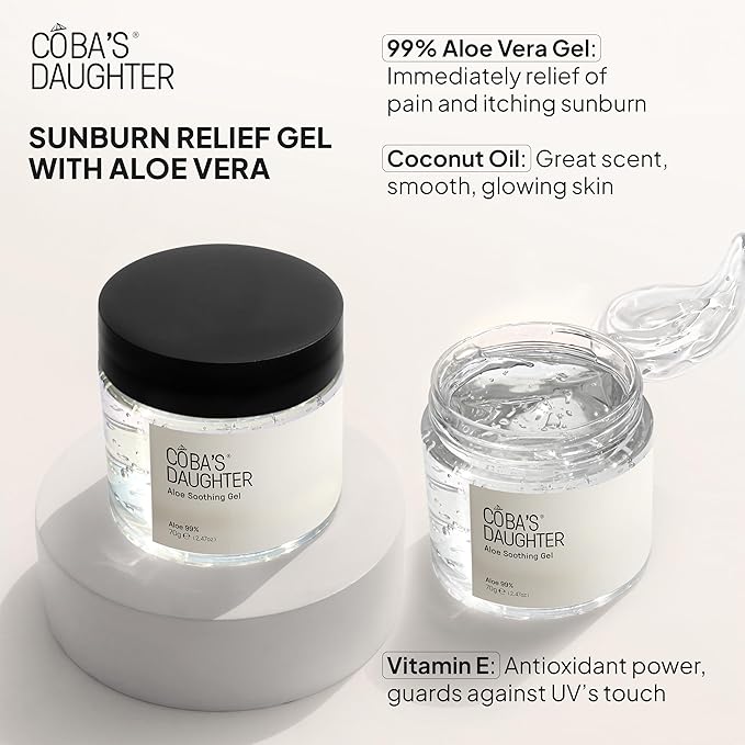 COBA'S DAUGHTER Women Gift Set – 3-Piece Body Care Spa Kit with Honey Turmeric Scrub, Almond Orange Scrub & Aloe Vera Gel – Self-Care Gift Box, Spa Gift Basket, Travel Size Beauty Set