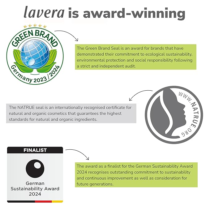 lavera Basis Sensitive Anti Wrinkle Moisturizing Cream - Face Cream with Q10 & Aloe Vera - Moisturizing Facial Cream - Anti Aging Cream - PETA Certified - Vegan - Made in Germany - 1.7 Fl Oz
