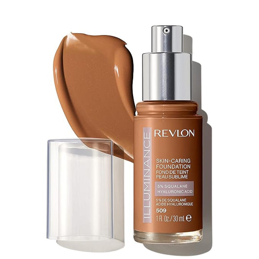 Revlon Illuminance Skin-Caring Liquid Foundation, Hyaluronic Acid, Hydrating of 1)