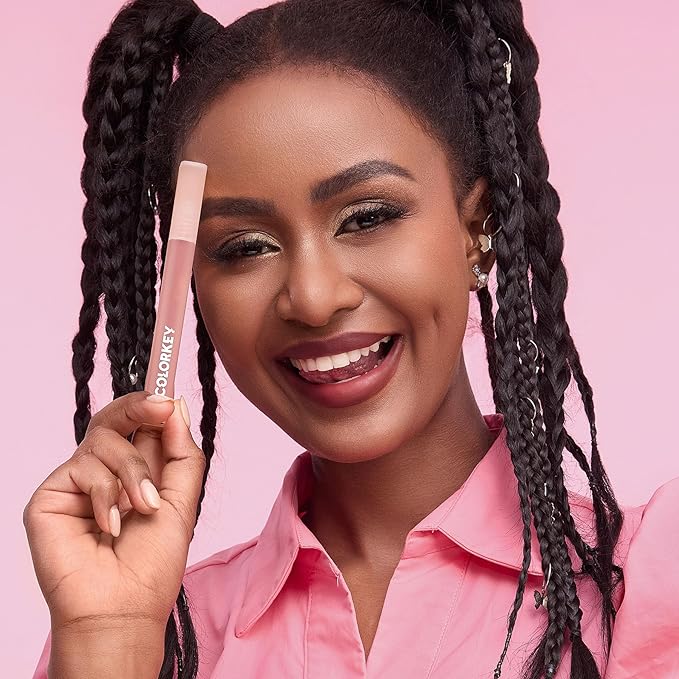 COLORKEY Soft Matte Water Tint | Matte Finishs | Long-Lasting | Moist Fit Without Stickiness | Moisturized | Waterproof（R301 Spring Cherry Tree）